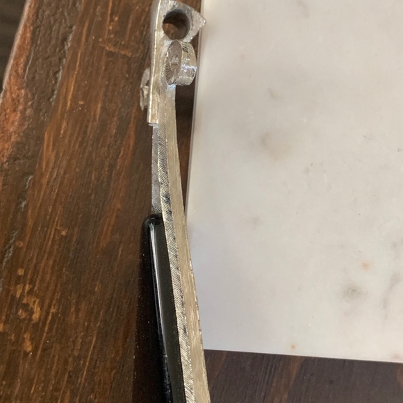 Signed Avon Lucite and Silver-tone Pendant - Picture 4 of 4